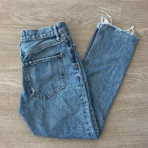 AGOLDE Riley High Rise Straight Crop